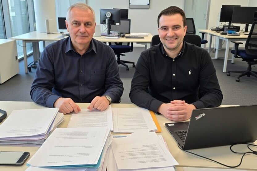 Manuel Luttenberger Besprechung Büroservice